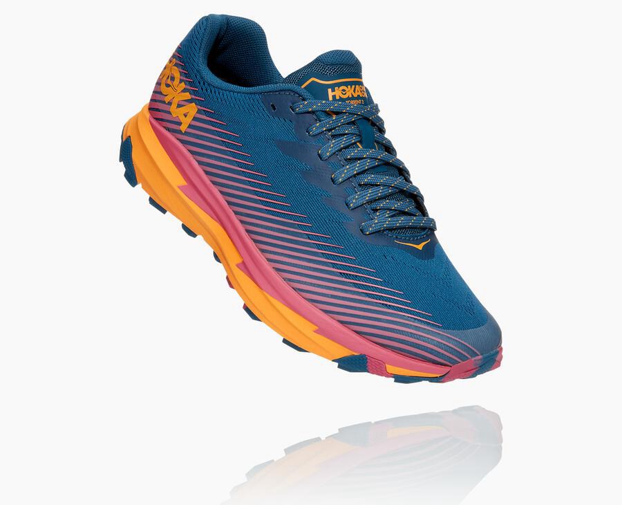 Tenis Hoka One One Trail Mujer Azules - Torrent 2 - YIMQ64137